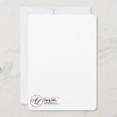 5x7 Afstuderen Deel Uitnodiging Zomer Land Wedd (Achterkant)