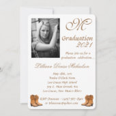 5x7 Afstuderen Deel Uitnodiging Zomer Land Wedd (Voorkant)