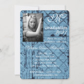 5x7 Afstuderen onderdeeluitnodiging rustiek tinpan Kaart (Voorkant)