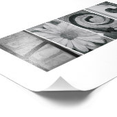5x7 alfabet Letter Photography Hope Print Foto Afdruk (Hoek)