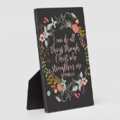 5x7 Alles door de Bijbel van Christelijke Philippi Fotoplaat (Zijkant)