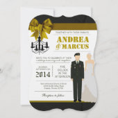 5x7 ARMY Bruid Uniform Huwelijksuitnodiging Kaart (Voorkant)