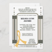 5x7 Baby shower Invitation ARMY Camo ACU Print Kaart (Voorkant / Achterkant)