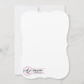 5x7 Baby shower Invitation Rustiek Tin Panel Ceili Kaart (Achterkant)