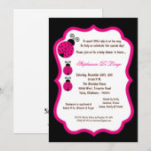 5x7 Baby shower met zwarte dame Kaart (Voorkant / Achterkant)