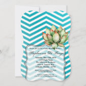 5x7 Baby shower Uitnodiging Boho Cacti Cactus Sucu (Voorkant)