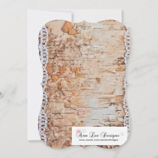 5x7 Baby shower Uitnodiging Land Schuur Houten Kan (Achterkant)