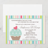 5x7 Baby shower-uitnodiging om beker te maken met  Kaart (Voorkant / Achterkant)