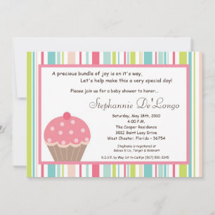 5x7 Baby shower-uitnodiging om beker te maken met Kaart