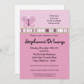 5x7 Baby shower van Suiker Plum Kaart (Voorkant / Achterkant)