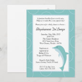 5x7 Baby shower voor tropische oceaan Kaart (Voorkant / Achterkant)