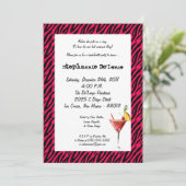 5x7 Bachelorette Party Invitation Kaart (Staand voorkant)
