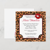 5x7 Bachelorette-uitnodiging voor proefafdrukken Kaart (Voorkant / Achterkant)