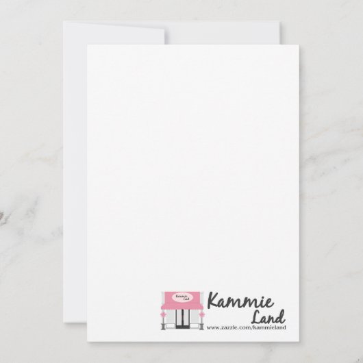 5x7 Bachelorette-uitnodiging voor proefafdrukken Kaart (Achterkant)