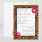 5x7 Bachelorette-uitnodiging voor proefafdrukken Kaart (Voorkant / Achterkant)