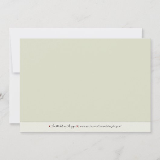 5x7 Barokaas/bruin twee foto's met sparen op datum Save The Date (Achterkant)