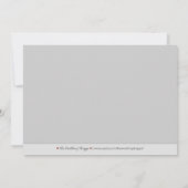 5X7 Baronische Rood/Zwart Twee-foto's Opslaan Datu Save The Date (Achterkant)