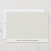 5X7 Baroque Sepia/Brown Two-Photo Save the Date (Achterkant)