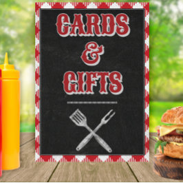 5x7 BBQ Verjaardagskaarten & Cadeaus Tafelbordje Poster