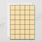5x7 Beige Paper Gridmap Kaart (Voorkant)