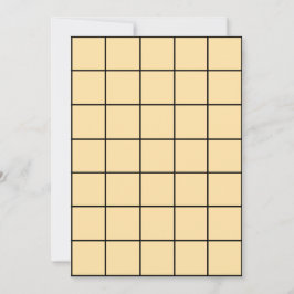 5x7 Beige Paper Gridmap Kaart