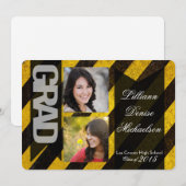 5x7 Bio Hazard Crime Scene Tap Hogere Aankondiging (Voorkant / Achterkant)