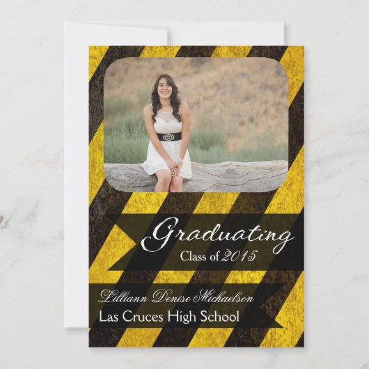 5x7 Bio Hazard Crime Scene Tap Hogere Aankondiging (Voorkant)