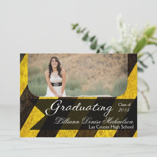 5x7 Bio Hazard Crime Scene Tap Hogere Aankondiging (Staand voorkant)