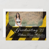 5x7 Bio Hazard Crime Scene Tap Hogere Aankondiging (Voorkant / Achterkant)