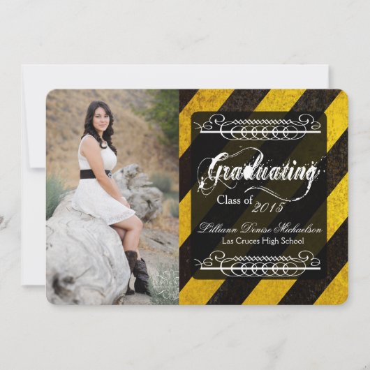 5x7 Bio Hazard Crime Scene Tap Hogere Aankondiging (Voorkant)