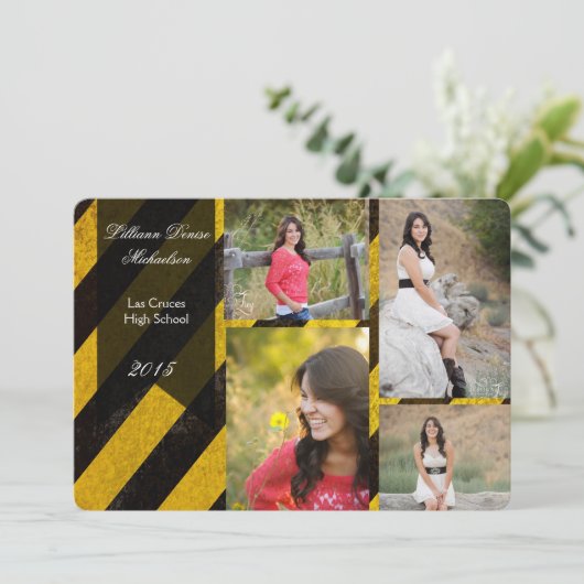 5x7 Bio Hazard Crime Scene Tap Hogere Aankondiging (Staand voorkant)