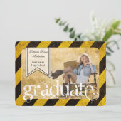 5x7 Bio Hazard Crime Scene Tap Hogere Aankondiging (Staand voorkant)