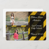 5x7 Bio Hazard Crime Scene Tap Hogere Aankondiging (Voorkant / Achterkant)