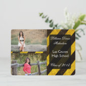 5x7 Bio Hazard Crime Scene Tap Hogere Aankondiging (Staand voorkant)