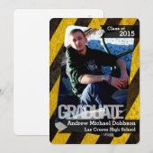 5x7 Bio Hazard Crime Scene Tap Hogere Aankondiging (Voorkant / Achterkant)