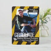 5x7 Bio Hazard Crime Scene Tap Hogere Aankondiging (Staand voorkant)