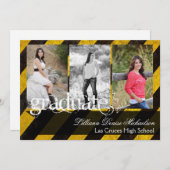 5x7 Bio Hazard Crime Scene Tap Hogere Aankondiging (Voorkant / Achterkant)