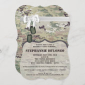 5x7 'Birthday Invitation Army' OCP Camo Uniform Ca Kaart (Voorkant / Achterkant)