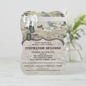 5x7 'Birthday Invitation Army' OCP Camo Uniform Ca Kaart (Staand voorkant)