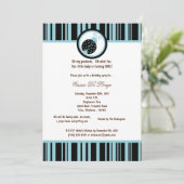 5x7 Black Lady Bug Verjaardagsfeest Uitnodigen Kaart (Staand voorkant)