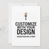  5x7" blanco promotieactiviteiten kaart (Voorkant)