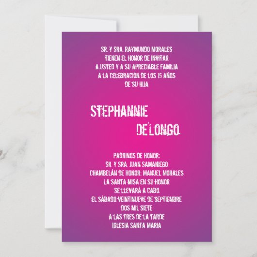 5x7 Blauwgroen DJ Spin Platenspeler Quinceanera Ui Kaart (Voorkant)