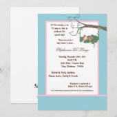 5x7 Blue Monkey Baby shower Uitnodiging (Voorkant / Achterkant)