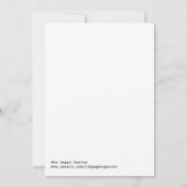 5x7 Blue Star Mobile Baby shower Invitation Kaart (Achterkant)