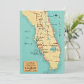 5x7 Boca Grande Useppa Island Florida Kaart (Staand voorkant)
