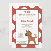 5x7 Boerderij Animal Horse Verjaardag Uitnodiging (Voorkant / Achterkant)