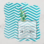 5x7 Boho Cactussen Cactus Succulent Bruiloft Uitno Kaart (Voorkant / Achterkant)