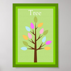 5X7 Bouw Forest Friends Wall Art Poster