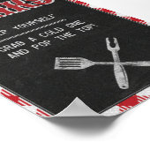 5x7 BQ Birthday Drink Table Sign Poster (Hoek)