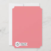 5x7 bruiloft uitnodiging Bohemian Cactus vetplante (Achterkant)